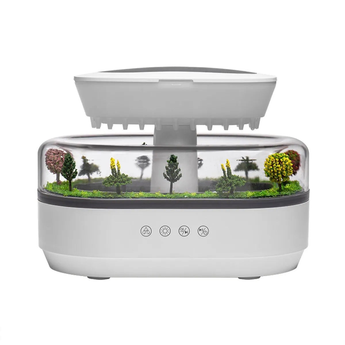 Humidificador con aroma a gotas de lluvia para paisajes