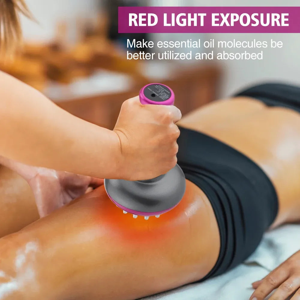 Masajeador Guasha con terapia de calor EMS